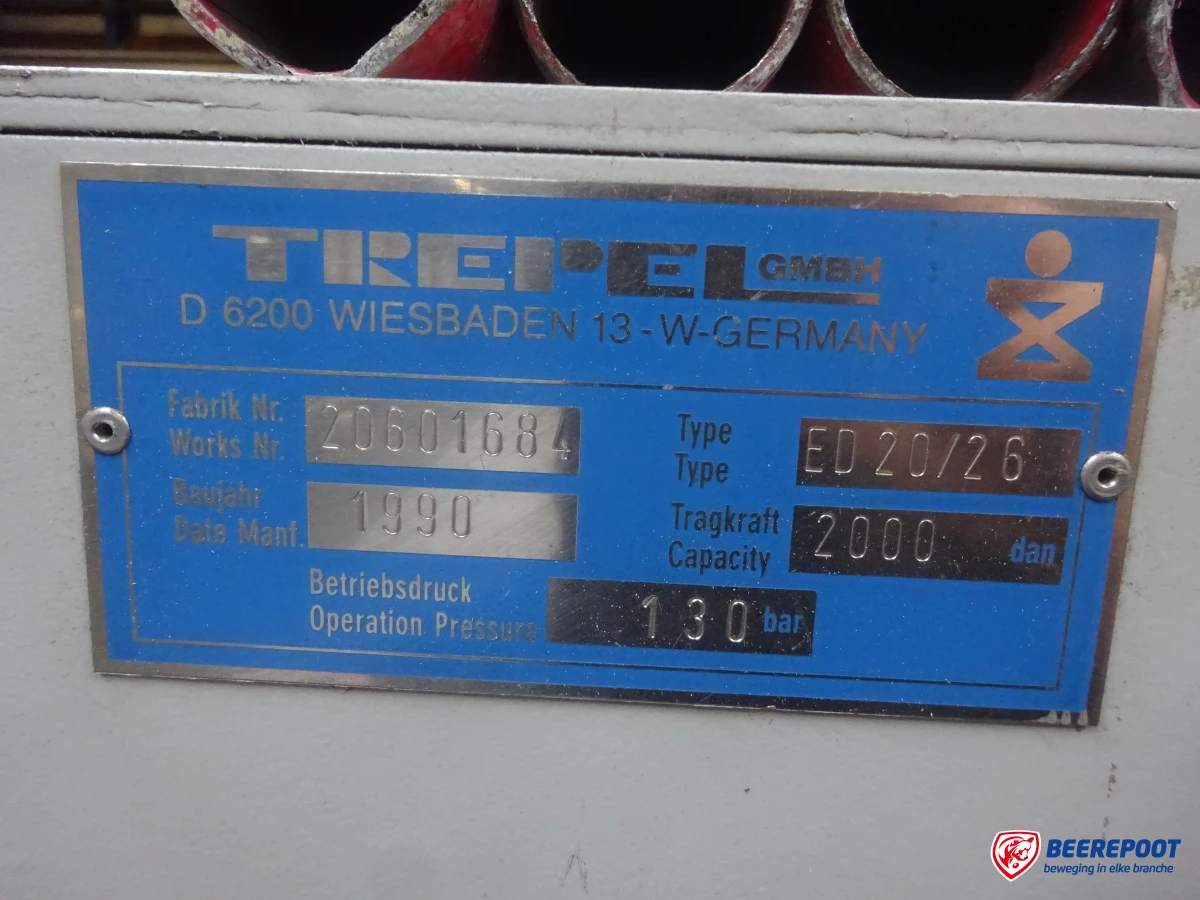 Heftafel, dubbelscharend